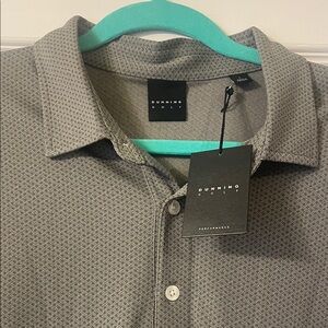 New with tags Dunning Golf Men's Classic Gray Polo ( perfect for the golfer)